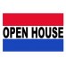 Open House 2' x 3' Vinyl Business Banner
