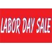 Labor Day Sale Red & White 2' x 3' Vinyl Business Banner