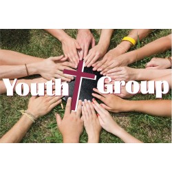 Youth Group 2' x 3' Vinyl Church Banner