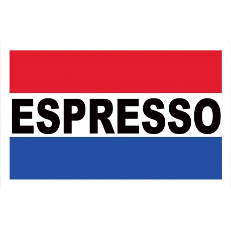 Espresso 2' x 3' Vinyl Business Banner