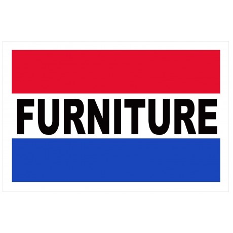 Furniture 2' x 3' Vinyl Business Banner