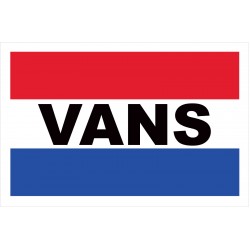 Vans 2' x 3' Vinyl Busines Banner