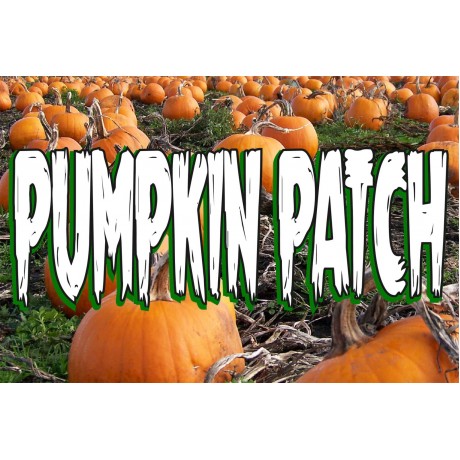Pumpkin Patch 2' x 3' Vinyl Business Banner