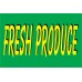 Fresh Produce Green 2' x 3' Vinyl Banner