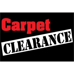 Carpet Clearance 2' x 3' Vinyl Business Banner
