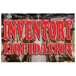 Inventory Liquidation 2' x 3' Vinyl Business Banner