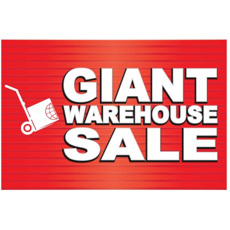 Giant Sale 2' x 3' Vinyl Business Banner