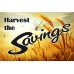 Harvest The Savings 2' x 3' Vinyl Business Banner