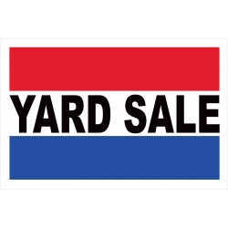 Yard Sale 2' x 3' Vinyl Business Banner