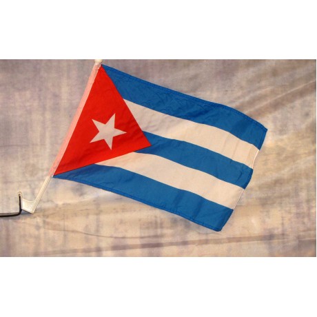 Cuba 12" x 15" Car Window Flag