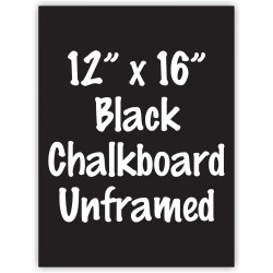 12"x 16" Frameless Black or White Acrylic Sign