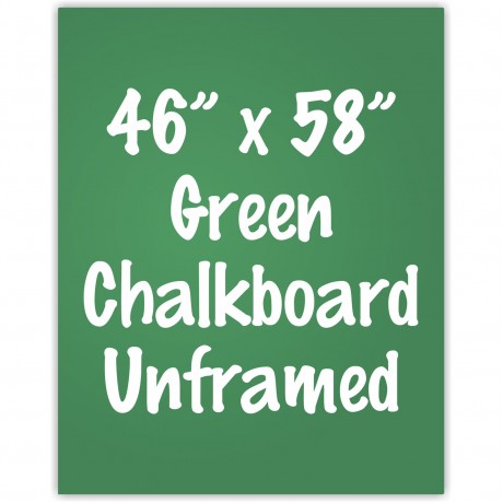 46" x 58" Unframed Green Chalkboard Sign