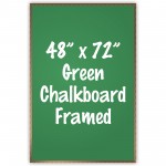 48" x 72" Wood Framed Green Chalkboard Sign