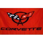Corvette Red 3' x 5' Polyester Flag