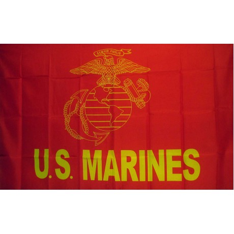 Marines New 3'x 5' Economy Flag