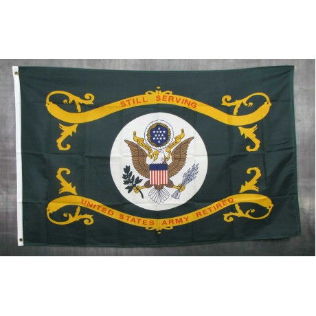 Army Retired 3'x 5' Nylon Flag