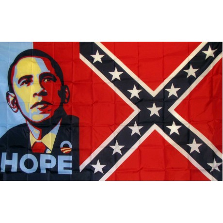 Obama Hope Rebel 3'x 5' Flag