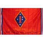 Marine 1st Division 3'x 5' Flag