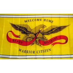 Welcome Home Warrior 3'x 5' Economy Flag