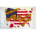 Welcome Home, We're Proud Of You 3'x 5' Economy Flag