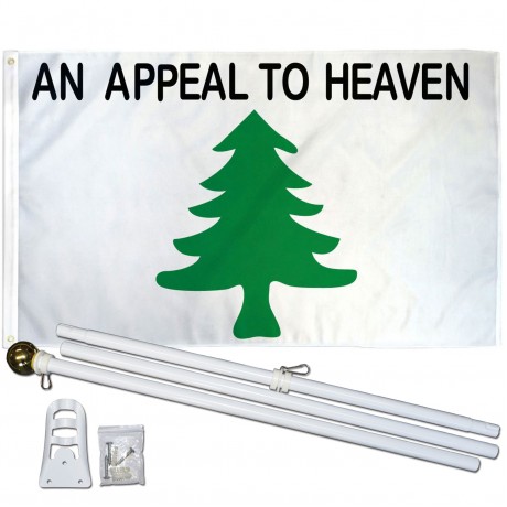 An Appeal To Heaven 3' x 5' Polyester Flag, Pole and Mount