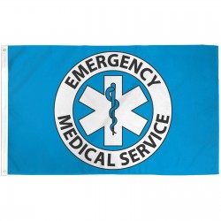 Emergency Medical Service 3' x 5' Polyester Flag