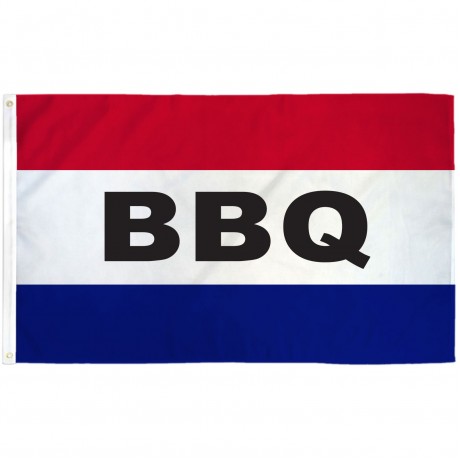 BBQ Patriotic 3' x 5' Polyester Flag