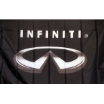 Infiniti Logo Black Premium 3'x 5' Flag