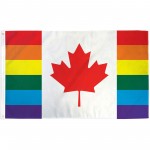 Canada Pride Rainbow 3' x 5' Polyester Flag