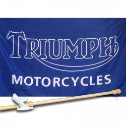 Triumph Motorcycles 3' x 5' Flag, Pole And Mount