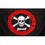 Pirate Republic Red Circle 3'x 5' Flag