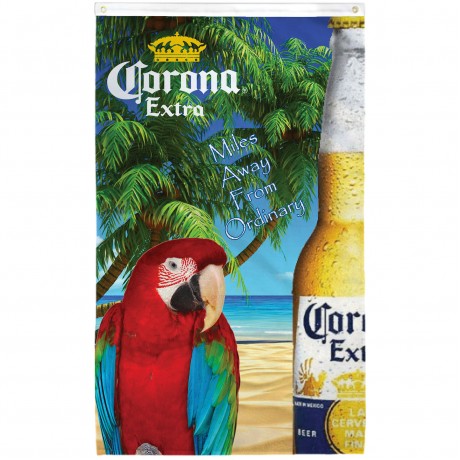Corona Parrot Vertical 3' x 5' Polyester Flag