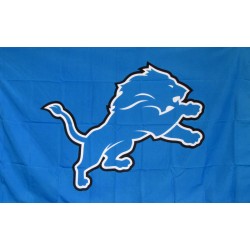 Detroit Lions Mascot 3' x 5' Polyester Flag
