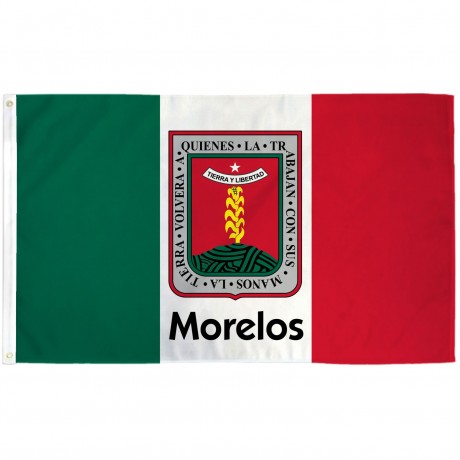 Morelos Mexico State 3' x 5' Polyester Flag