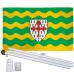 Donegal Ireland County 3' x 5' Polyester Flag, Pole and Mount