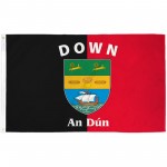 Down Ireland County 3' x 5' Polyester Flag