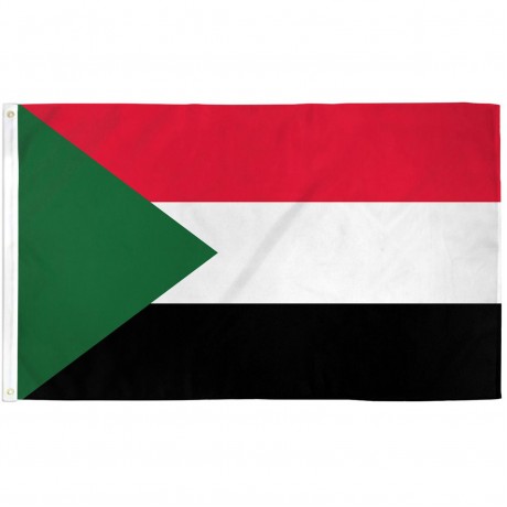 Sudan 3'x 5' Country Flag