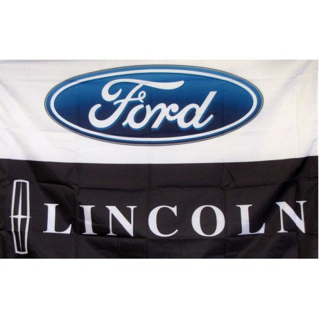 Ford Lincoln Logo Car Lot Flag