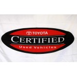 Toyota Certified Used Vehicles Car Lot Flag