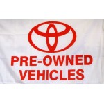 Toyota Pre-Owned Vehicles Car Lot Flag