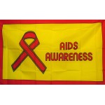 Aids Awareness 3'x 5' Novelty Flag