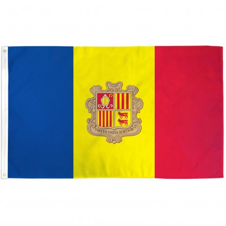 Andorra 3' x 5' Polyester Flag