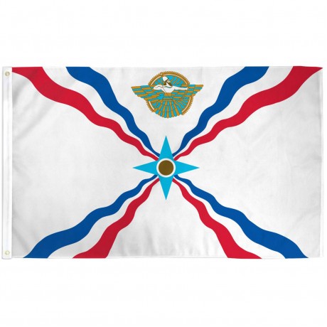 Assyrian 3' x 5' Polyester Flag