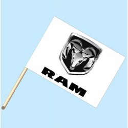 Dodge Ram Flag/Staff Combo