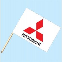 Mitsubishi Flag/Staff Combo