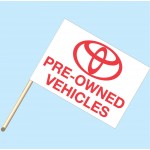 Toyota Pre-Owned Vehicles Flag/Staff Combo