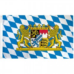 Bavaria with Lion 3' x 5' Polyester Flag