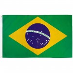 Brazil 3' x 5' Polyester Flag