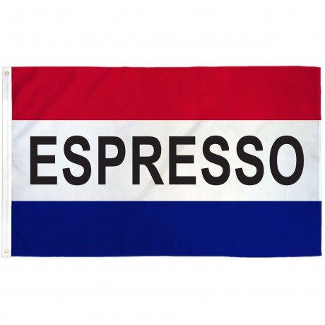 Espresso Patriotic 3' x 5' Polyester Flag
