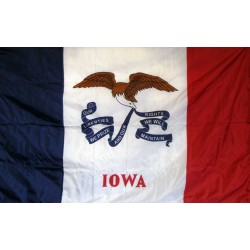 Iowa 3'x 5' Solar Max Nylon State Flag